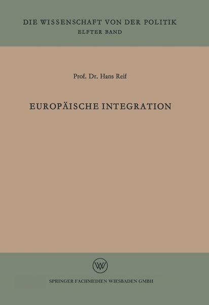 Produktbild: Europ&auml;ische Integration