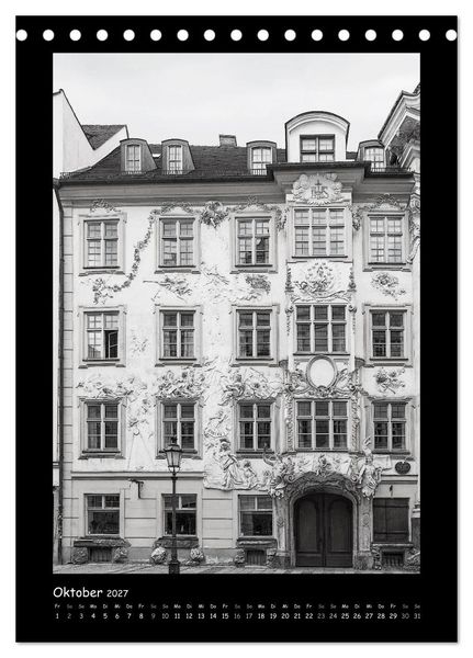 Produktbild: Liebenswertes M&uuml;nchen 2027 - Stilisierte Fotografien in schwarzwei&szlig; (Tischkalender 2027 DIN A5 hoch), CALVENDO Monatskalender