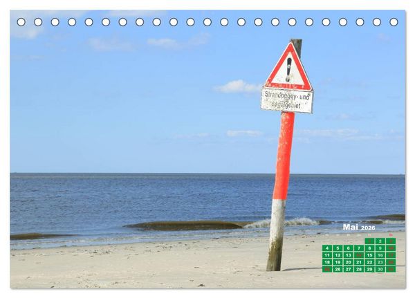Produktbild: St. Peter-Ording (Tischkalender 2026 DIN A5 quer), CALVENDO Monatskalender
