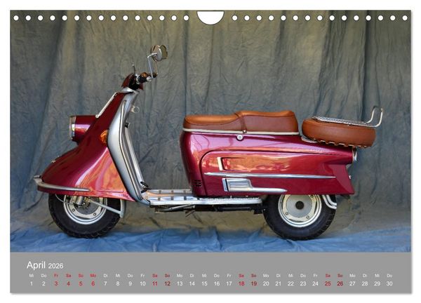 Produktbild: Heinkel Tourist 103-A2 Ein Freund f&uuml;rs Leben (Wandkalender 2026 DIN A4 quer), CALVENDO Monatskalender