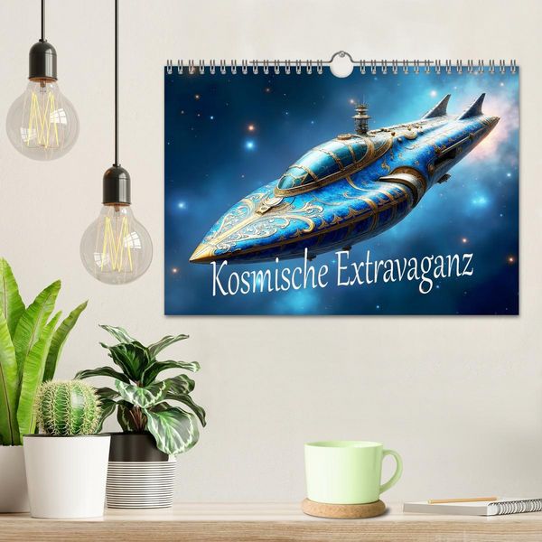 Produktbild: Kosmische Extravaganz (Wandkalender 2026 DIN A4 quer), CALVENDO Monatskalender