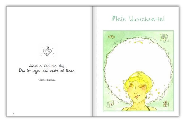 Produktbild: Das Wunschzettelbuch - F&uuml;r alle deine W&uuml;nsche!