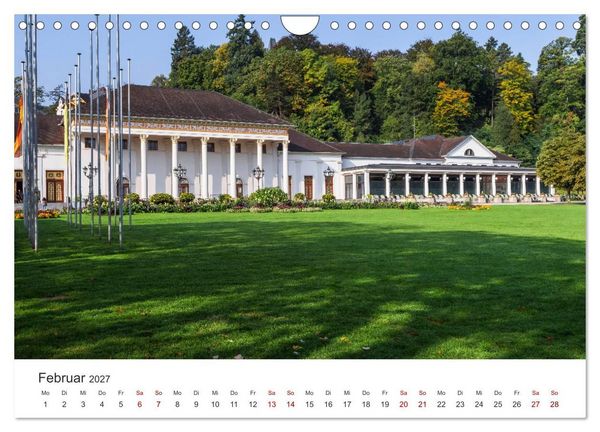 Produktbild: Baden-Baden, Kurstadt am Rande des Schwarzwaldes (Wandkalender 2027 DIN A4 quer), CALVENDO Monatskalender