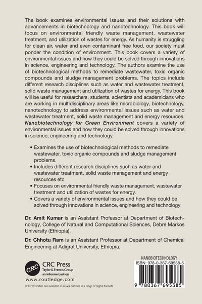 Produktbild: Nanobiotechnology for Green Environment