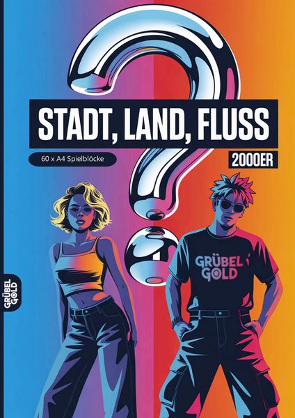Stadt, Land, Fluss, 2000er, Taschenbuch von Grübelgold Rätselhefte, Grübelgold, 9783693192689