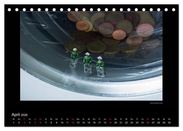 Produktbild: Polizeieins&auml;tze, in der gro&szlig;en Welt (Tischkalender 2026 DIN A5 quer), CALVENDO Monatskalender