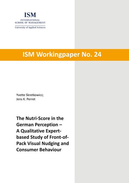Produktbild: The Nutri-Score in the German Perception
