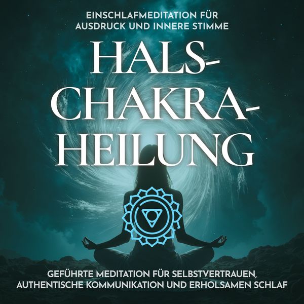 Produktbild: Einschlafmeditation f&uuml;r Ausdruck und innere Stimme - Halschakra-Heilung