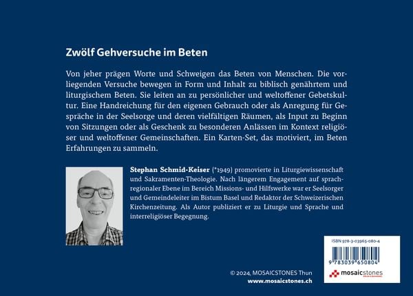 Produktbild: Zw&ouml;lf Gehversuche im Beten