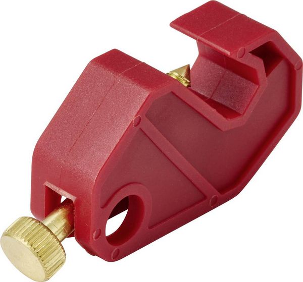 Sygonix SY-6872532 Verriegelung 34.4mm Rot Verriegelung Leistungsschalter S13 bis 8mm