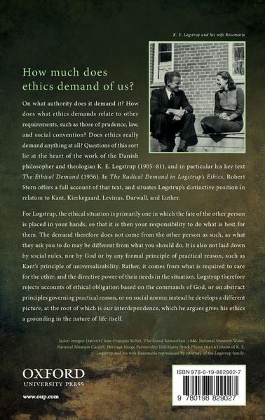 Produktbild: Radical Demand in Logstrup's Ethics