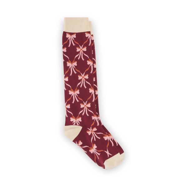 Produktbild: Kniesocke &bdquo;Merry Bows&ldquo;, Gr. 39-41