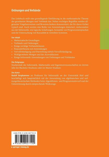 Produktbild: Ordnungen und Verb&auml;nde