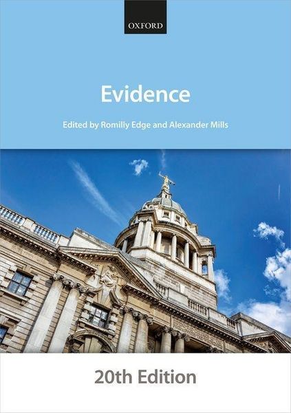 Produktbild: The City Law School: Evidence