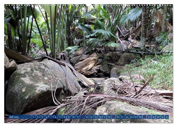 Produktbild: Seychellen - Wild und Sch&ouml;n (Wandkalender 2026 DIN A2 quer), CALVENDO Monatskalender