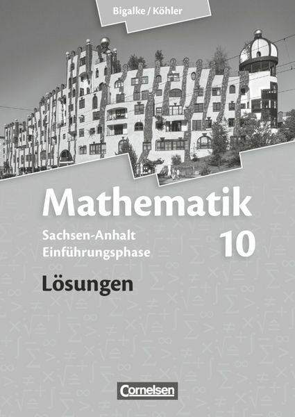 Produktbild: Mathematik Sekundarstufe II Sachsen-Anhalt. Einf&uuml;hrungsphase. L&ouml;sungen
