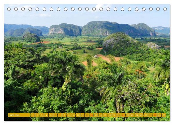 Produktbild: Kuba &bull; Impressionen (Tischkalender 2026 DIN A5 quer), CALVENDO Monatskalender
