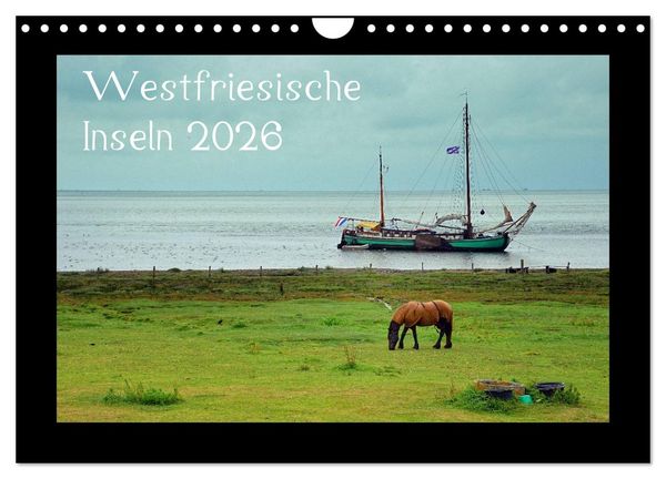 Westfriesische Inseln 2026 (Wandkalender 2026 DIN A4 quer), CALVENDO Monatskalender