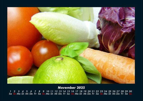 Produktbild: Gem&uuml;sekalender 2025 Fotokalender DIN A4