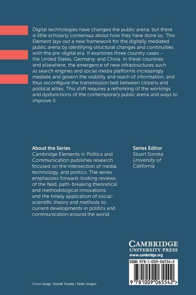 Produktbild: Digital Transformations of the Public Arena