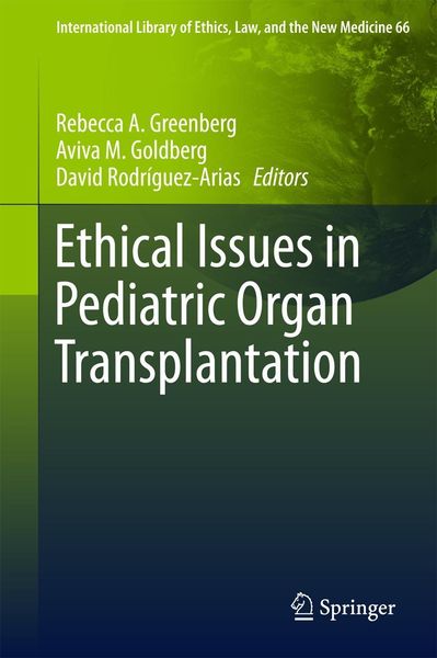 Produktbild: Ethical Issues in Pediatric Organ Transplantation