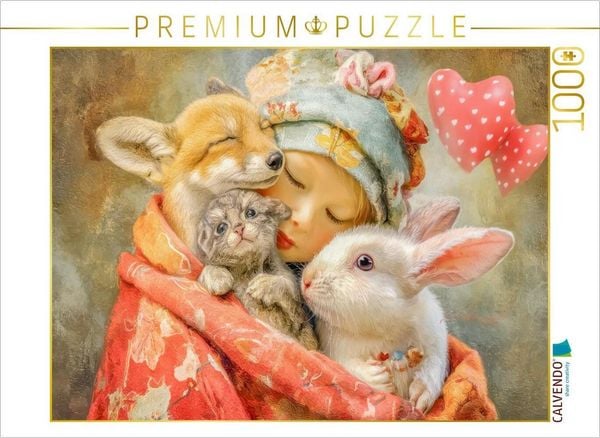 Produktbild: CALVENDO Puzzle Herzpoesie | 1000 Teile Lege-Gr&ouml;&szlig;e 64x48cm Foto-Puzzle f&uuml;r gl&uuml;ckliche Stunden