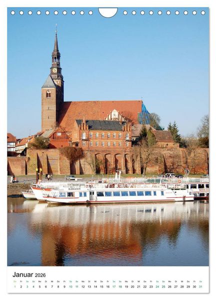 Produktbild: Tangerm&uuml;nde - Stadt an der Elbe (Wandkalender 2026 DIN A4 hoch), CALVENDO Monatskalender