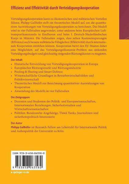 Produktbild: Effizienz und Effektivit&auml;t durch Verteidigungskooperation