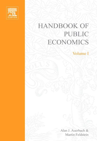 Produktbild: Handbook of Public Economics
