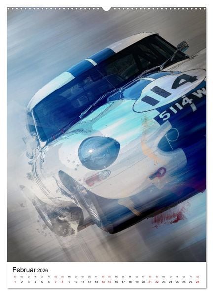 Produktbild: Faszination Rennsport (Wandkalender 2026 DIN A2 hoch), CALVENDO Monatskalender