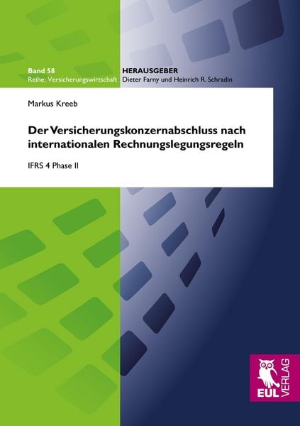 Produktbild: Der Versicherungskonzernabschluss nach internationalen Rechnungslegungsregeln