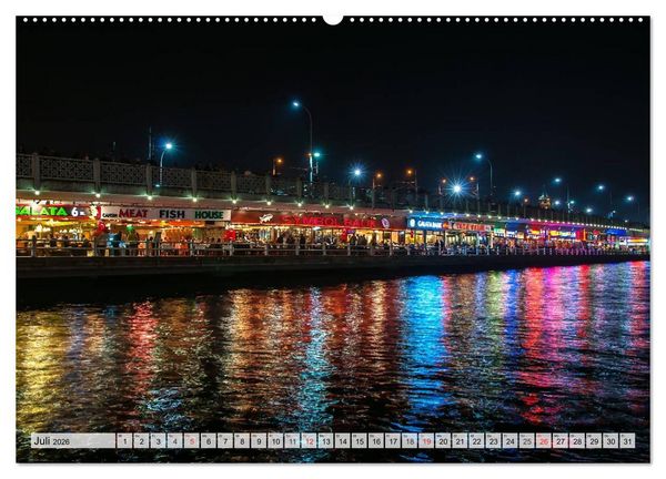 Produktbild: Big City Lights - Metropolen im Lichterglanz (hochwertiger Premium Wandkalender 2026 DIN A2 quer), Kunstdruck in Hochglanz