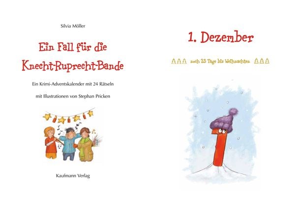 Produktbild: Ein Fall für die Knecht-Ruprecht-Bande. Ein Krimi-Adventskalender mit 24 Rätseln