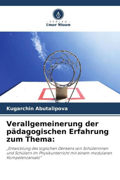 Produktbild: Verallgemeinerung der p&auml;dagogischen Erfahrung zum Thema: