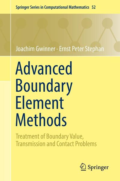 Produktbild: Advanced Boundary Element Methods