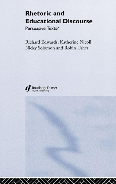 Produktbild: Rhetoric and Educational Discourse