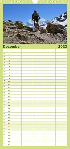 Produktbild: Familienplaner Backpacker um die Welt (Wandkalender 2022 , 21 cm x 45 cm, hoch)