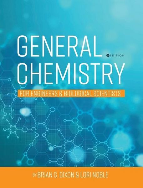 Produktbild: General Chemistry for Engineers and Biological Scientists