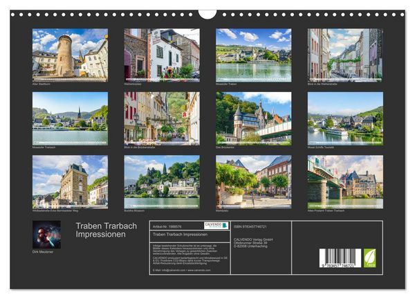 Produktbild: Traben Trarbach Impressionen (Wandkalender 2026 DIN A3 quer), CALVENDO Monatskalender