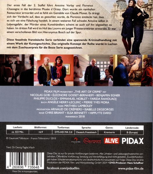 Produktbild: The Art of Crime, Staffel 2 / Weitere Folgen der preisgekr&ouml;nten Krimiserie