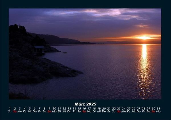 Produktbild: Sonnenunterg&auml;nge 2025 Fotokalender DIN A4