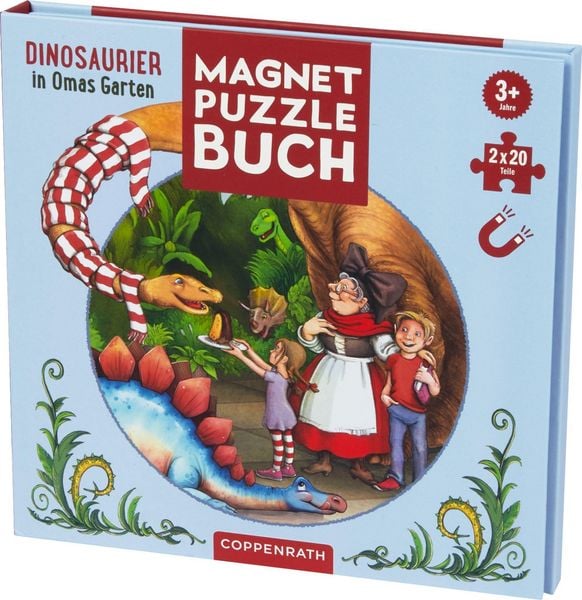 Produktbild: Magnet-Puzzlebuch: Dinosaurier in Omas Garten
