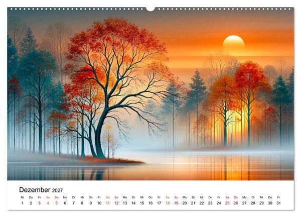 Produktbild: Zeitreise Natur (Wandkalender 2027 DIN A2 quer), CALVENDO Monatskalender