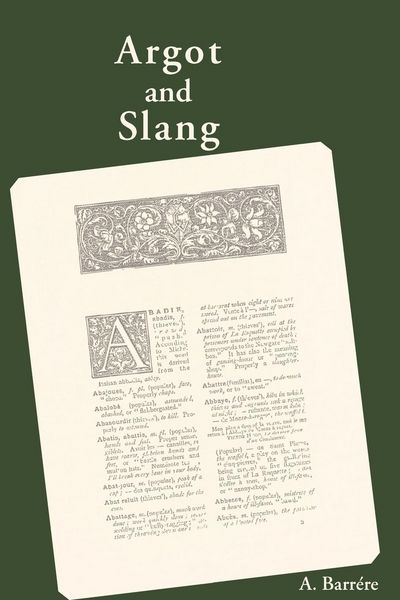 Produktbild: Argot and Slang