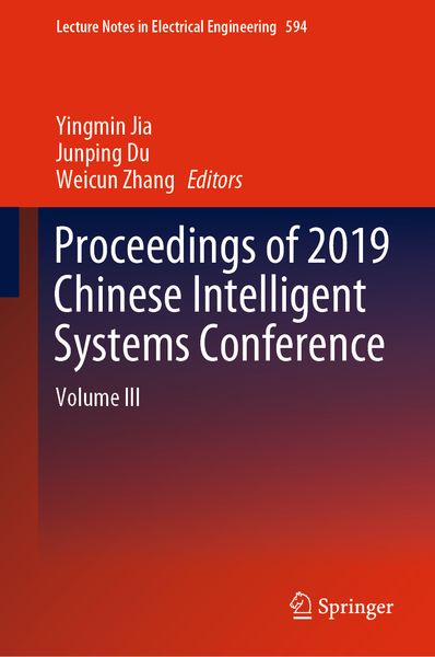 Produktbild: Proceedings of 2019 Chinese Intelligent Systems Conference