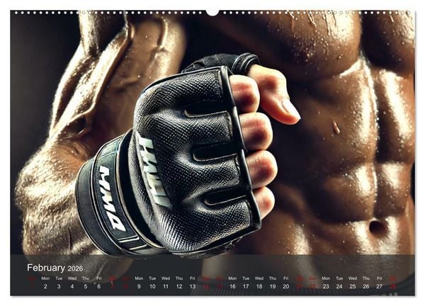 Produktbild: MMA UK - The ultimate fight (Wall Calendar 2026 DIN A2 landscape), CALVENDO 12 Month Wall Calendar