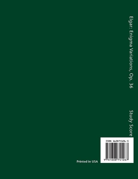 Produktbild: Variations on an Original Theme 'Enigma', Op.36