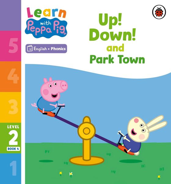 Produktbild: Learn with Peppa Phonics Level 2 Book 4 - Up! Down! and Park Town (Phonics Reader)