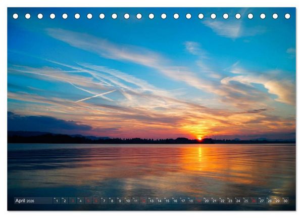 Produktbild: Bodensee zur blauen Stunde (Tischkalender 2026 DIN A5 quer), CALVENDO Monatskalender