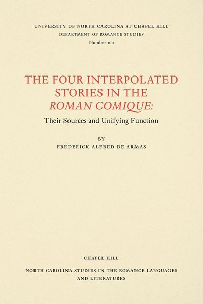 Produktbild: The Four Interpolated Stories in the Roman Comique